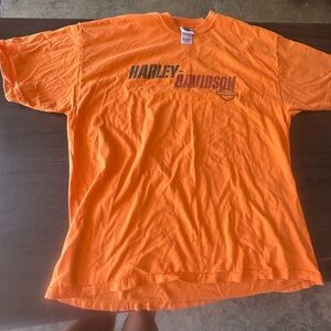 Harley-Davidson Orange Short Sleeve Tee